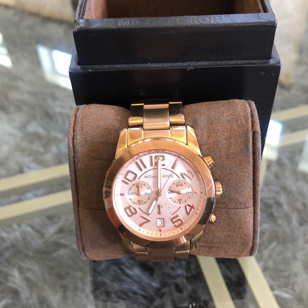 Gold MK watch